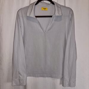 Allbirds Women's Dream Long Sleeve Tee - Light Grey Organic Cotton Size Medium